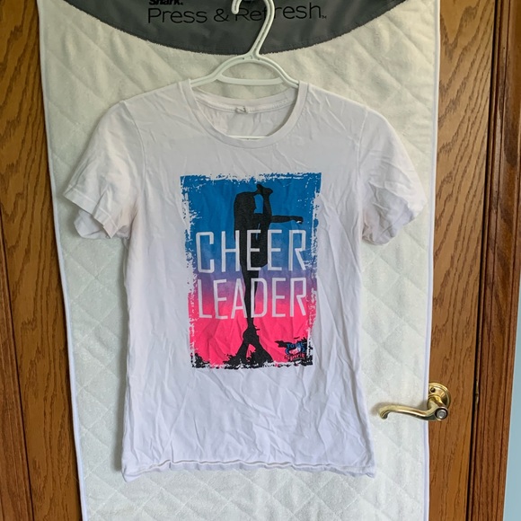 White cheerleading t-shirt, szM - Picture 1 of 5